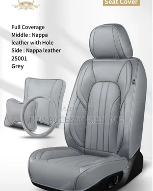 Ash Nappa Leather Seat Cover