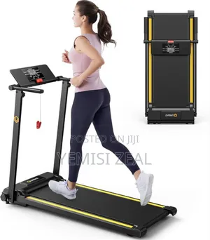 2hp Treadmill Machine With Twister, Dumbbells and Massager