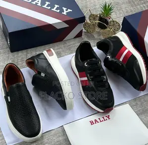 Original Bally Leather Casual Sneakers