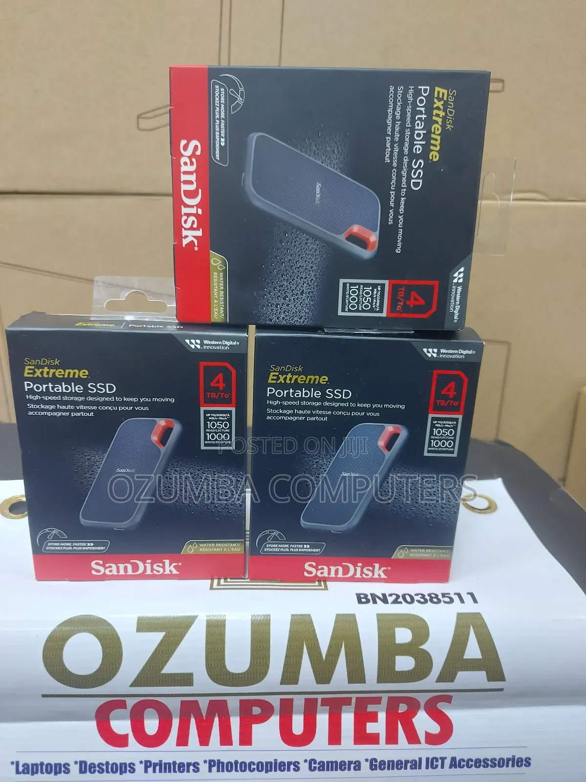 Sandisk 4tb Extreme Portable SSD
