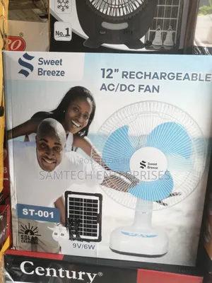 12 Inches Rechargeable Fan (Sweet Breeze)