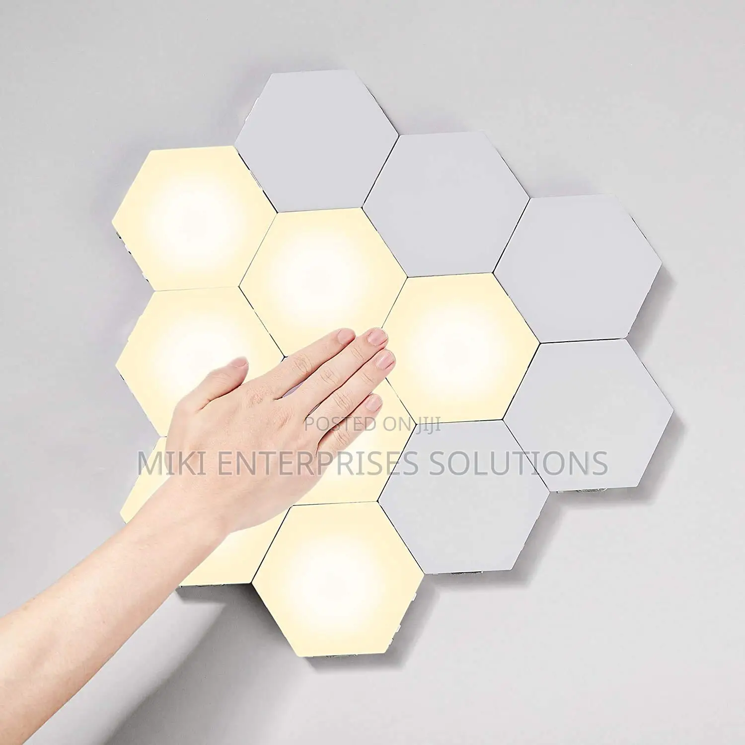 Modern Touch-Controlled Hexagonal Led Wall Lights
