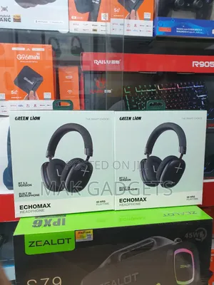 Green Lion Echo Max Headphone - Black