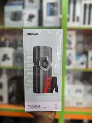 Green Lion Portable Jump Starter-12v Voltage 10,000mah.