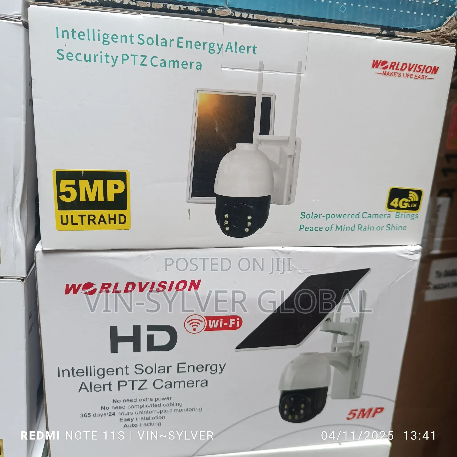 Solar Powered CCTV Camera With Two Way Audio and Motion