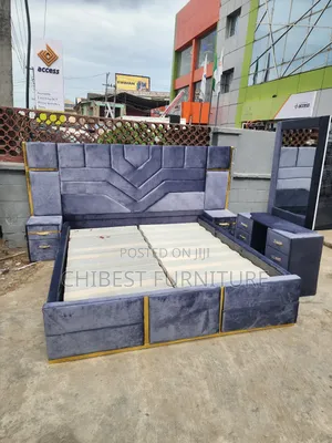 Grey Brand New 7by6 Bed Stand.