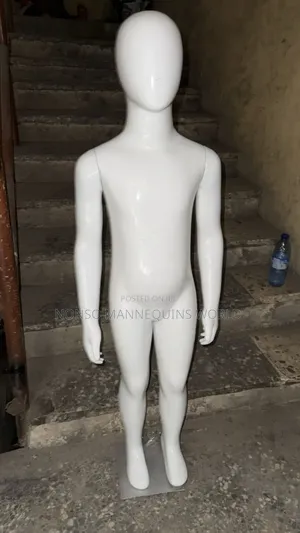 Naija Made Glossy White Unisex Kids Mannequin From Age 8