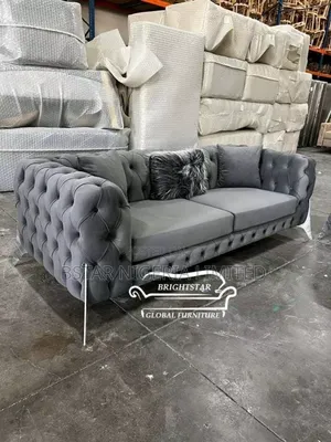 Classic Chesterfield Velvet Sofa