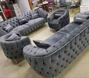 Prestige Royale Tufted Velvet Living Room Set