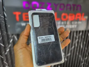 Samsung Galaxy S22 Plus Leather Cover Case Black