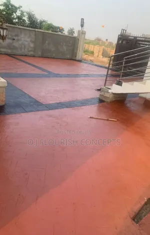 Ripping Stamped Concrete Flooring