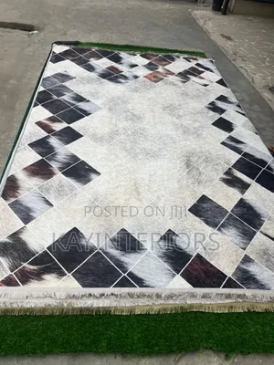 7 by 10 Mixed Black Turkish Center Rug