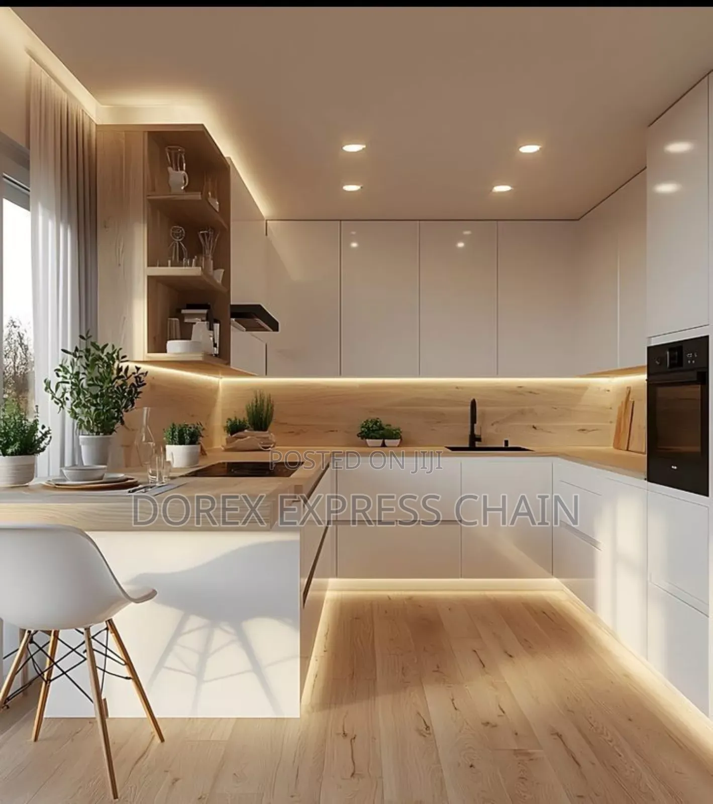 Modern Minimalist Kitchen Elegance.