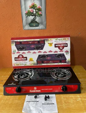 Rashnik Self Ignition 2-Faced Glass Gas Cooker