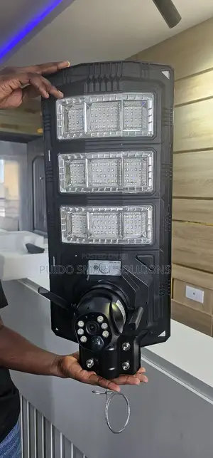 Ai 450w Solar Street Light With PTZ Camera