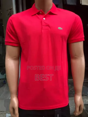 High Quality Collar Neck Original Lacoste Polo Avl In 7 Col