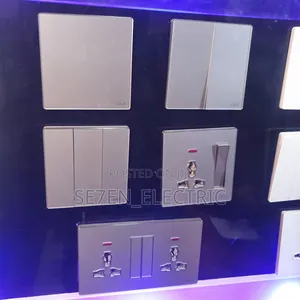 Mirror Grey Socket Acrylic Switches