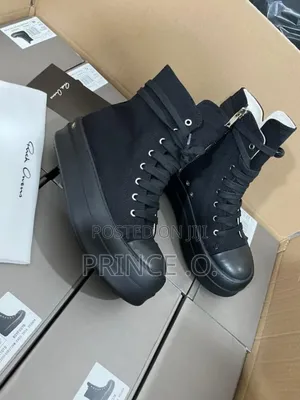 Rick Owen’S Chunky Lace Luxury Sneakers