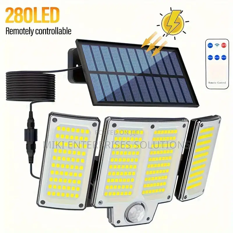 280 Led Outdoor Solar Lights With Motion Sensor
