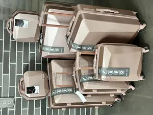 Set of 7 Rubber Luggage Traveling Box