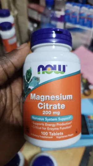 Now Magnesium Citrate,Enzyme Function,Nervous Support