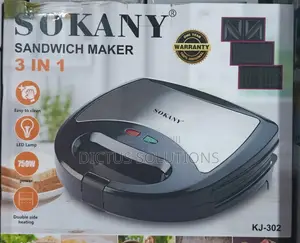 3 in 1 Sandwich, Toaster, Grill and Waffle Machine