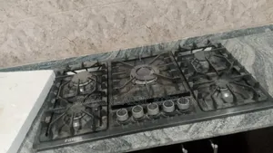 5 Burner Black Steel