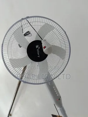 Solar Rechargeable Fan With Panel 16inches