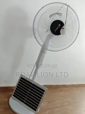 16inch Solar Rechargeable Fan With Panel
