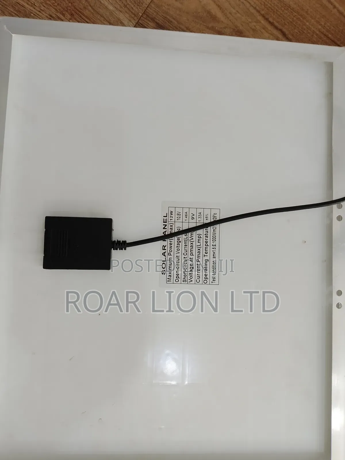 16inch Solar Rechargeable Fan With Panel