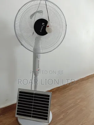 Solar Rechargeable Fan With Panel 16inches