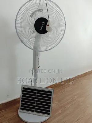 Solar Rechargeable Fan With Panel 16inches