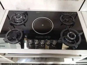 4×1 Çeramig Glass Gas Hob