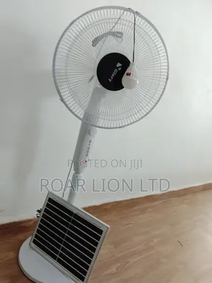 Solar Rechargeable Fan With Panel 16inches