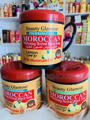 Moroccan Whitening Herbal Black Soap
