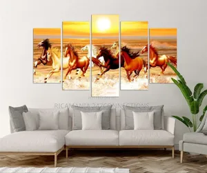 Horses on a Desert Artwork