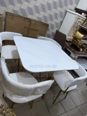 Quality Luxurious Four Seaters Dining Table Set