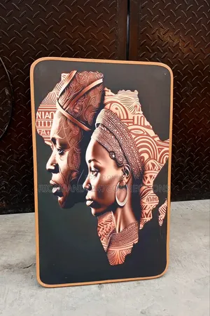 African Artworks on a Wooden Frameless