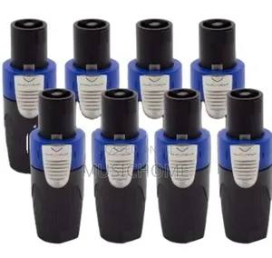 8pcs High Quality 4pin Speaker Plug