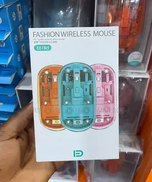 Fashion Wireless Mouse Transparent E618d
