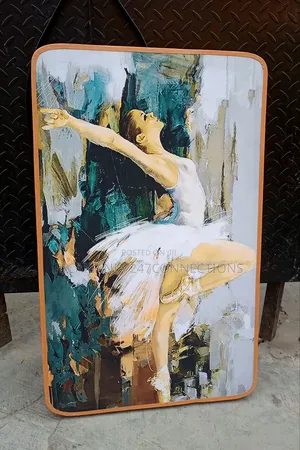 African Culture Art on a Wooden Frameless