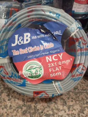 Cable Wire 2×1.0mm2 by 50m(Flat)