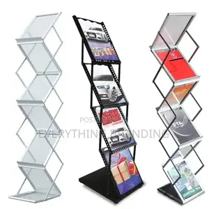 Office Reception Magazine Rack Display Stand for Brochures