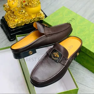 Quality Gucci Leather Half Shoe