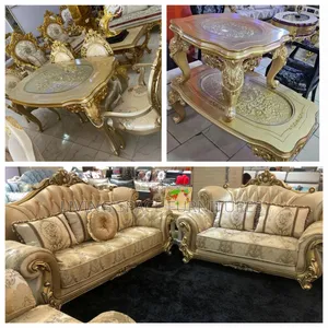 Royal Sofa Chair by 7seater With Dining and Center Table Set