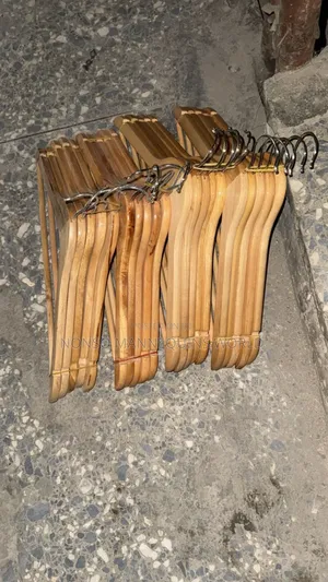 Packs Of Wooden Clothing Hangers