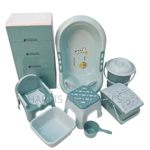 Imported Foreign Baby Bath Set + Cabinet Drawer - Complete Unit