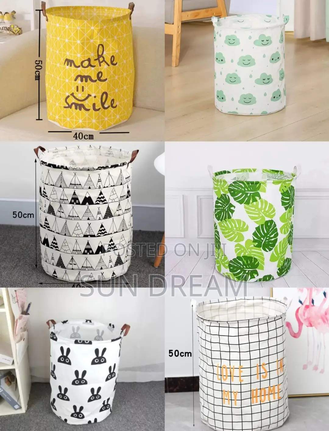 Laundry Basket Storage Bag