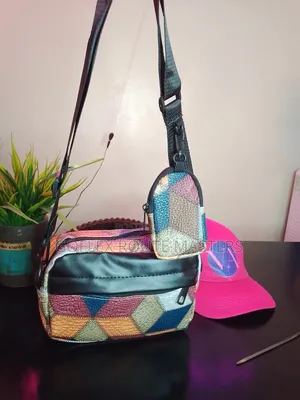 Retro Patch Color Block Cross Bag