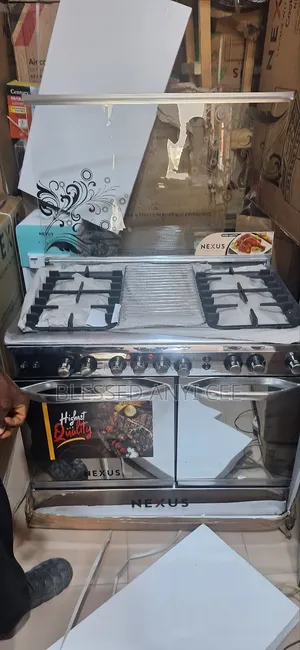 Semi Industrial Nexus 6burner Double Oven Automatic Ignition